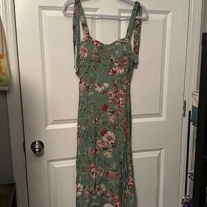 LONG SUMMER SPAGHETTI STRAP DRESS